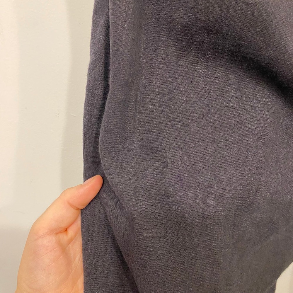 Anthropologie Malin Utility Belted Paperbag Waist Pants Charcoal Black Small - Picture 5 of 7
